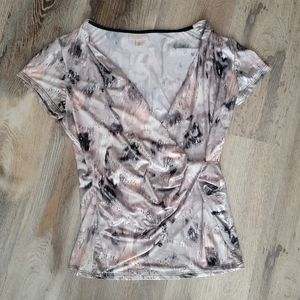 Pink and Silver Blouse